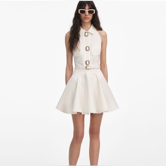 Self-Portrait Dresses & Skirts - Self-Portrait White Mini Dress